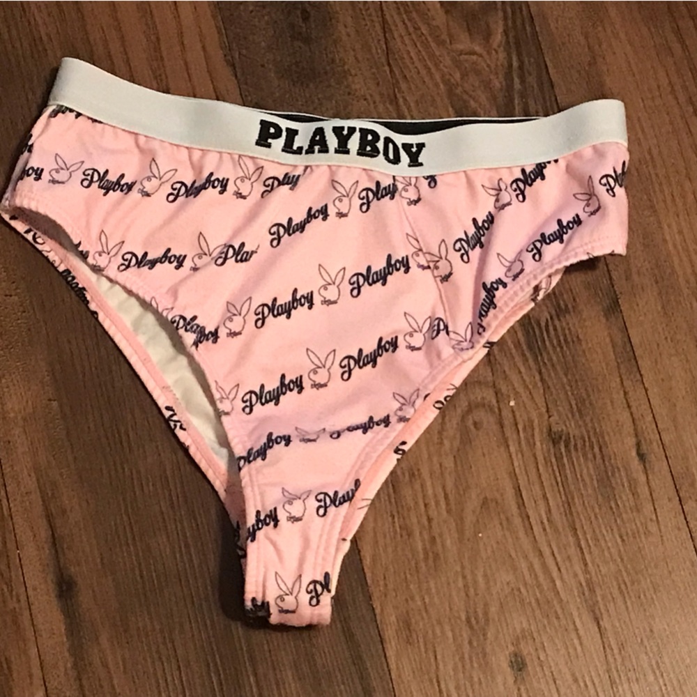 Brand new Playboy Pink Logo panties SMALL
